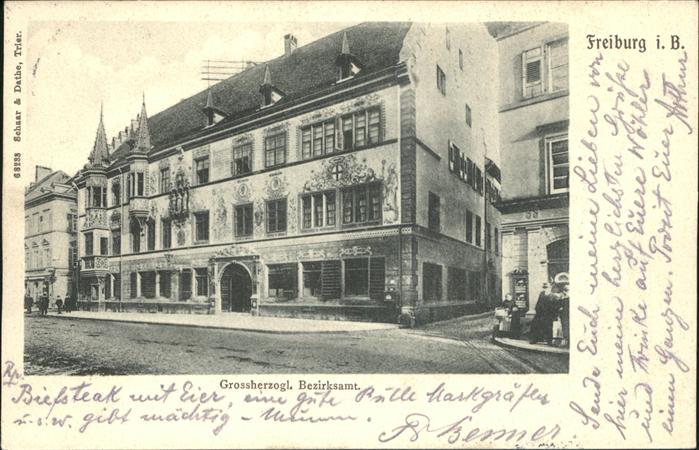 Freiburg Breisgau Grossherzogl. Bezirksamt