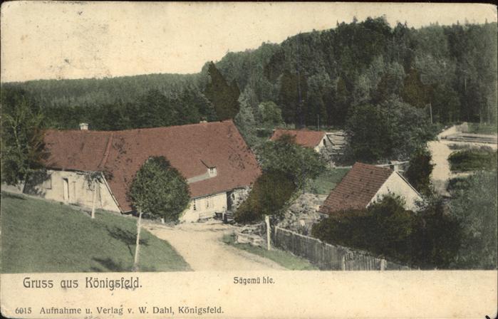 Koenigsfeld Schwarzwald Sägemühle