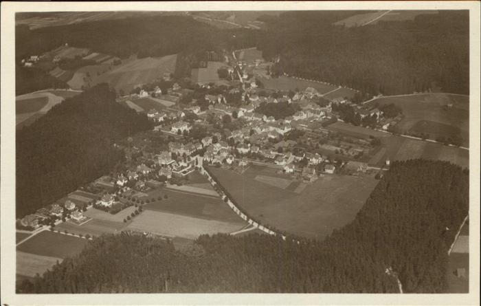 Koenigsfeld Schwarzwald Flugaufnahme