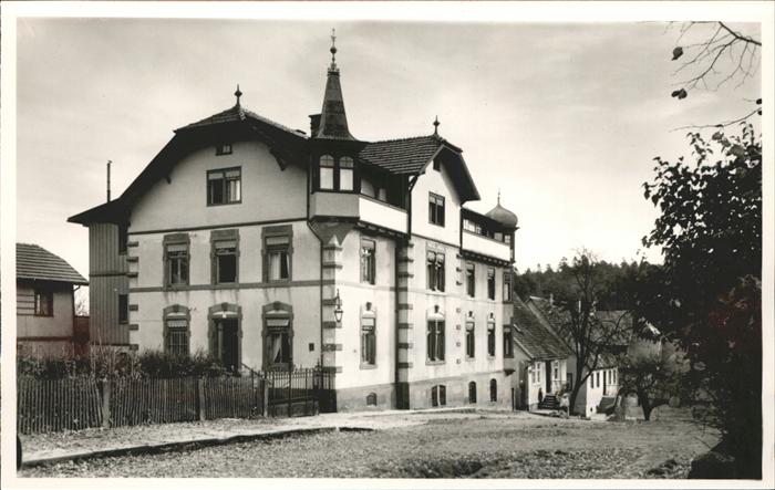 Koenigsfeld Schwarzwald Schulsanatorium Tannenhaus