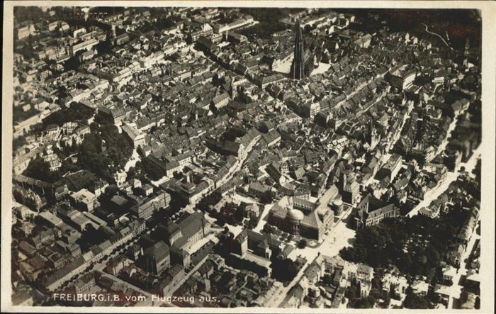 Freiburg Breisgau Flugaufnahme