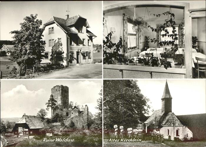 Waldau Titisee-Neustadt Ruine Waldau Kirchlein Tracht