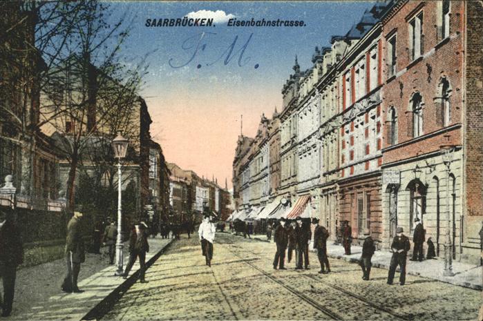 SAARBRueCKEN Saarland Eisenbahnstrasse