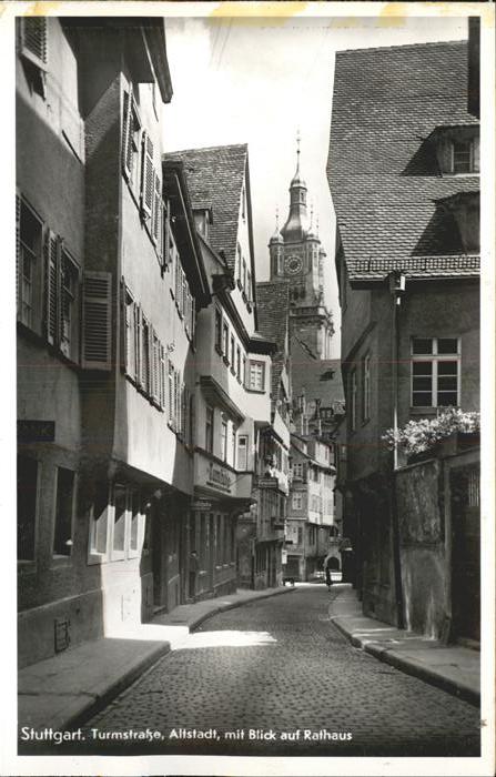 STUTTGART  CITY Turmstrasse Rathaus
