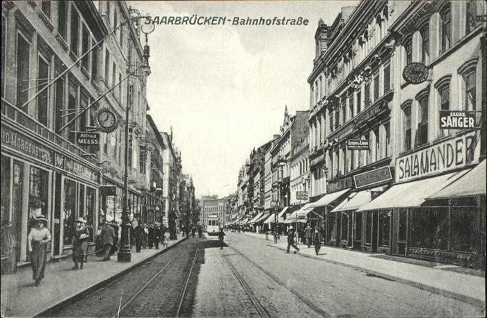 Saarbruecken Bahnhofstrasse Strassenbahn