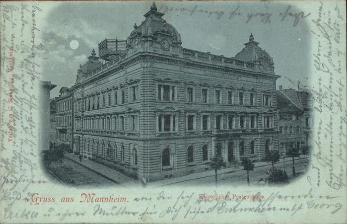 MANNHEIM BW Kaiserliches Postgebaeude