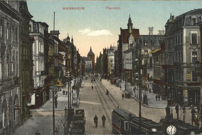 MANNHEIM BW Planken Strassenbahn