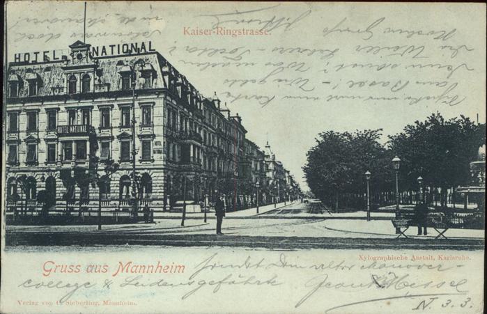 MANNHEIM BW Kaiser Ringstrasse