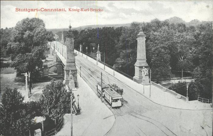 Cannstatt König Karl Brücke Strassenbahn