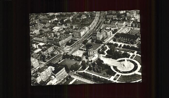 MANNHEIM BW Friedrichsplatz Fliegeraufnahme