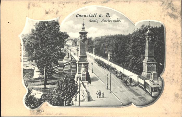 Cannstatt König Karl Brücke Strassenbahn