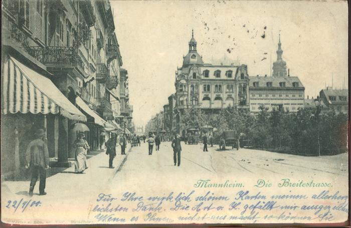Mannheim Partie an der Breitestrasse
