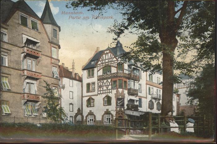Mannheim Partie am Rheinpark Feldpost