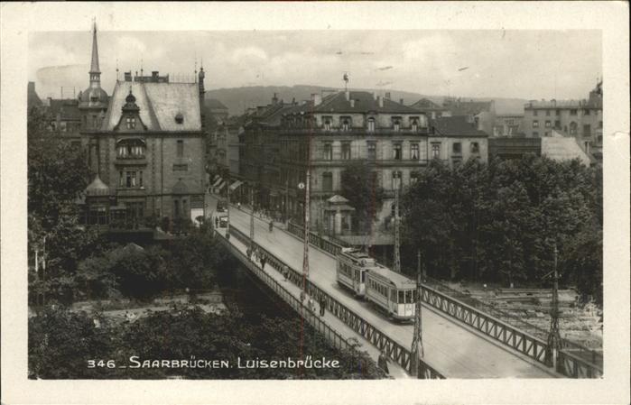 Strassenbahn Saarbrücken Luisenbrücke