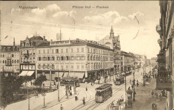 Strassenbahn Mannheim Planken Pfälzer Hof
