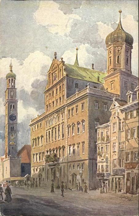 Marschall Vinzenz J. Marschall Augsburg Rathaus Perlachtu