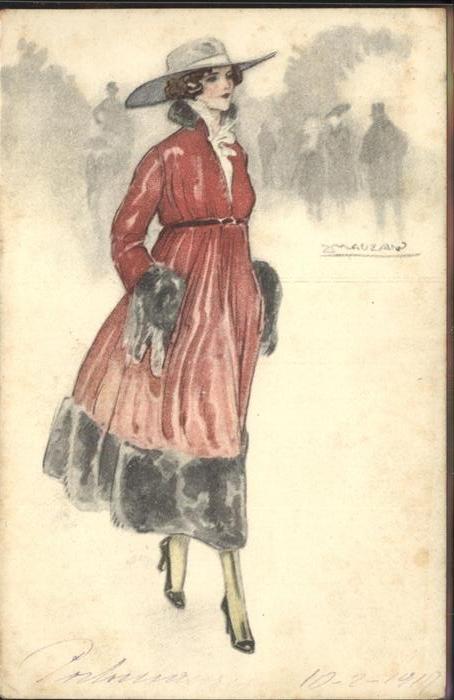 Mode Künstlerkarte Nr. 201-3