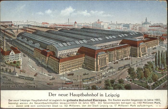 Bahnhof Hauptbahnhof Leipzig