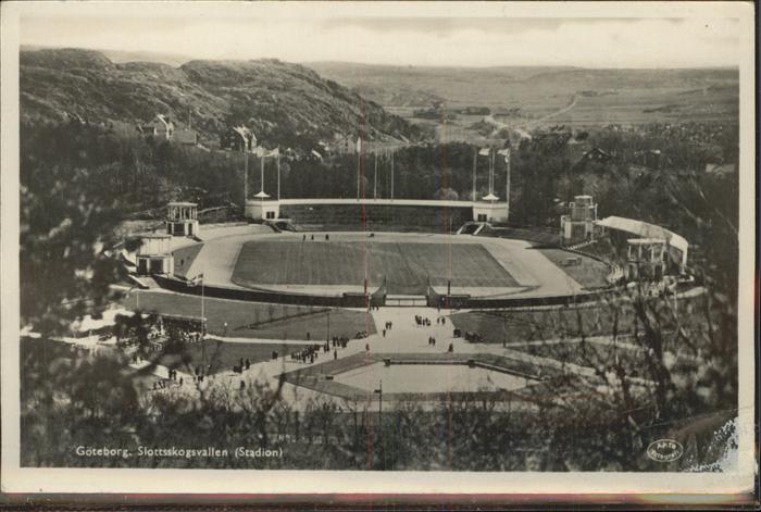 Stadion Stadium Estadio-- Goeteborg Slottsskogsvallen