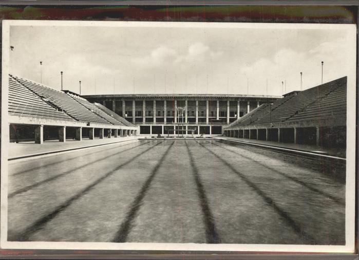 Stadion Stadium Estadio-- Reichssportfeld Schwimmstadion Kampfbahn Berlin