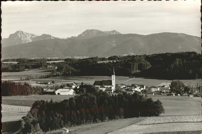 Waging See Panorama mit Alpenblick