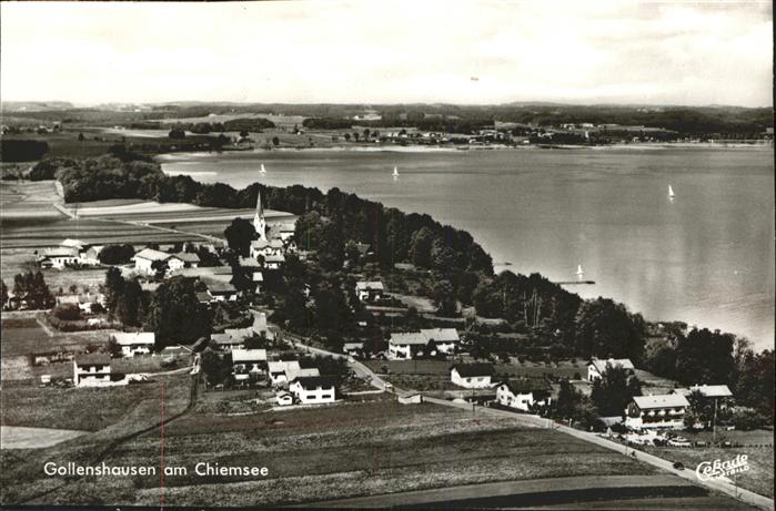 Gollenshausen Chiemsee Fliegeraufnahme