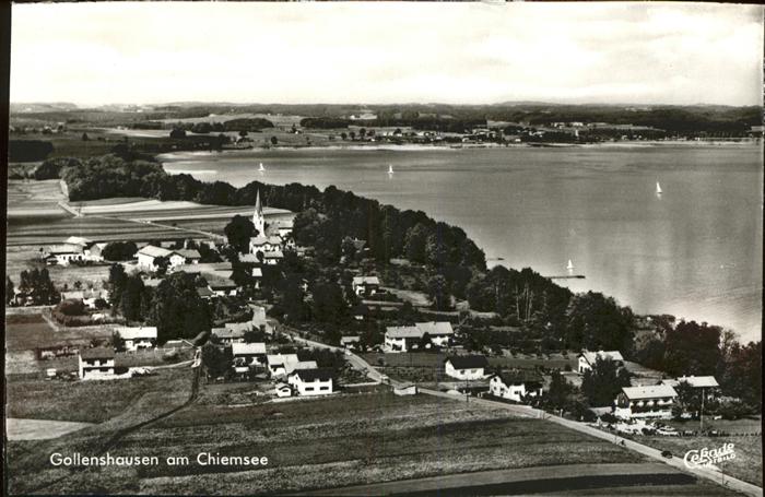 Gollenshausen Chiemsee Fliegeraufnahme