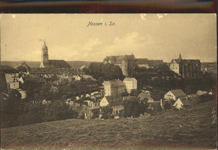 Nossen Blick zum Schloss und Kirche