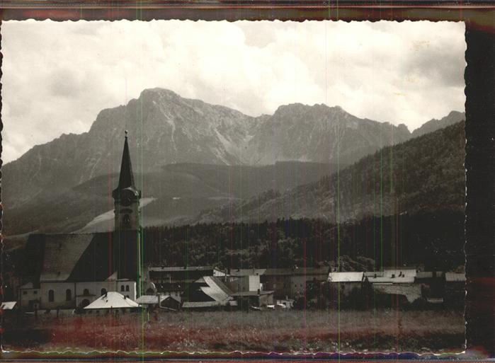 Teisendorf Oberbayern Panorama mit Hochstaufen Chiemgauer Alp
