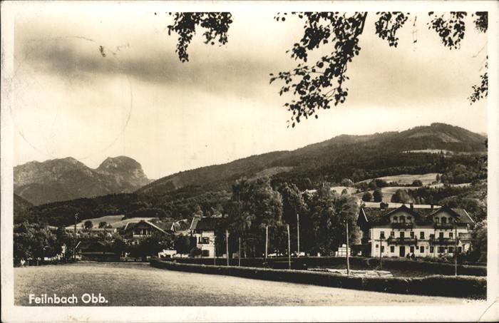 Bad Feilnbach Teilansicht mit Wendelstein Bayerische
