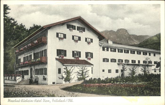 Bad Feilnbach Moorbad Kurhotel Diem mit Blick zum Wen