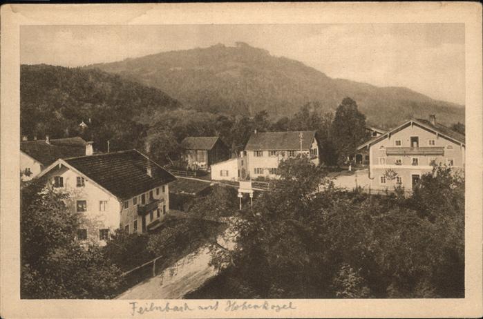 Bad Feilnbach Ortsansicht mit Blick zum Hohenkogl