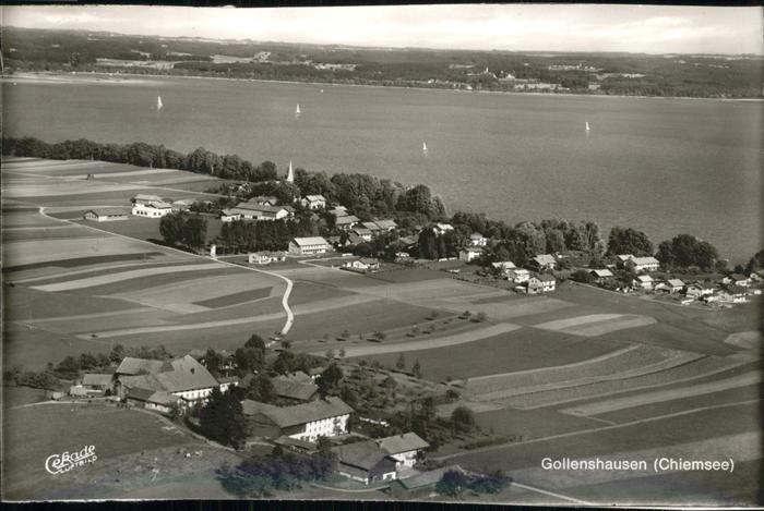 Gollenshausen Chiemsee Fliegeraufnahme