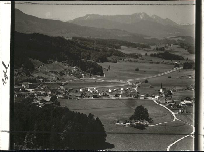 Neukirchen Teisenberg Oberbayern Fliegeraufnahme