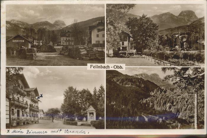 Bad Feilnbach Teilansichten Blick zum Wendelstein Bay