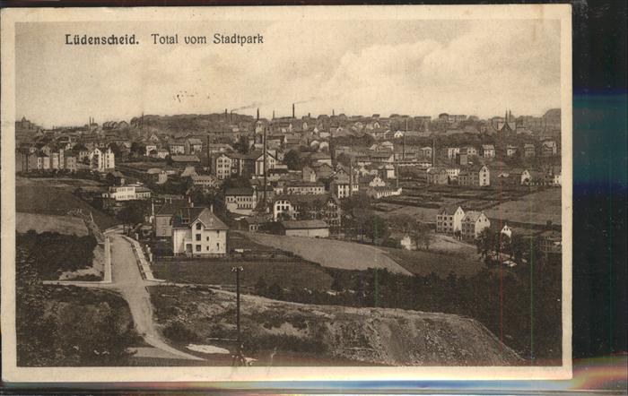Luedenscheid Totalansicht vom Stadtpark