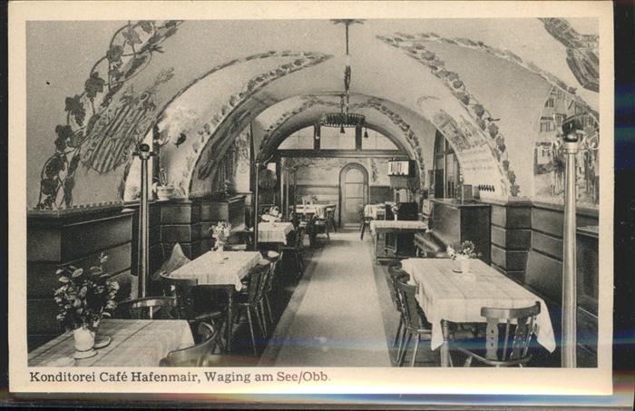 Waging See Konditorei Cafe Hafenmair Gastraum