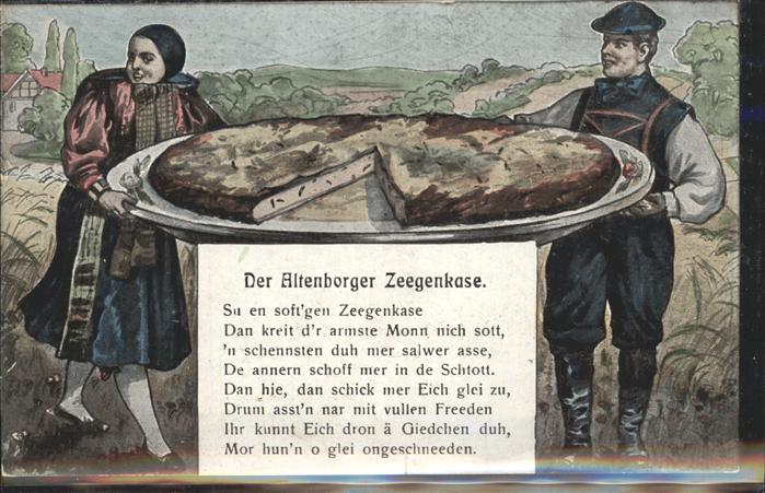 Altenburg Thueringen Altenborger Zeegenkase Künstlerkarte