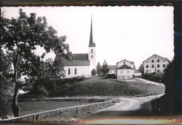 Taching See Partie an der Kirche