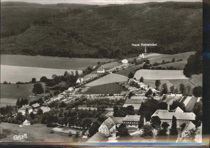 Hardehausen Teilansicht Haus Rehwinkel Fliegeraufna