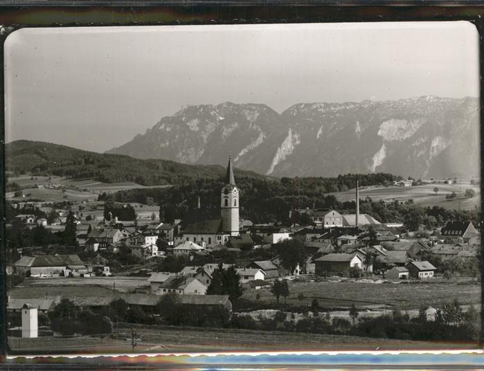 Teisendorf Oberbayern Panorama mit Alpenblick