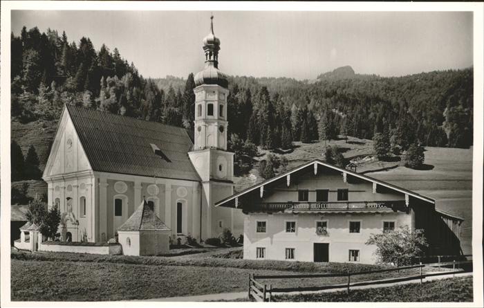 Sachrang Chiemgau Alpengasthof Kaiserblick Kirche