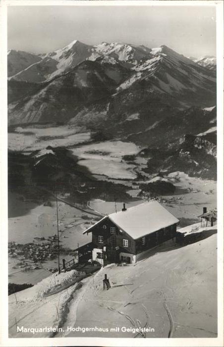 Marquartstein Hochgernhaus Geigelstein