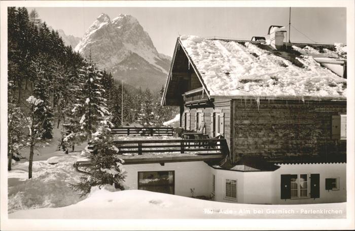 GARMISCH-PARTENKIRCHEN Bayern Aule-Alm