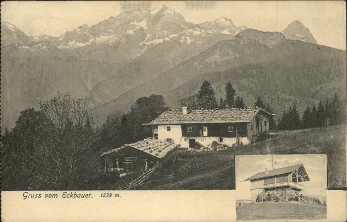 GARMISCH-PARTENKIRCHEN Bayern Eckbauerhof mit Alpenpanorama