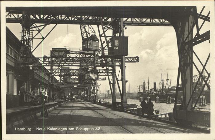 HAMBURG  CITY Neue Kaianlagen am Schuppen 82