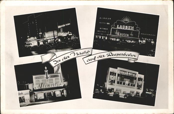 HAMBURG  CITY St Pauli Reeperbahn bei Nacht