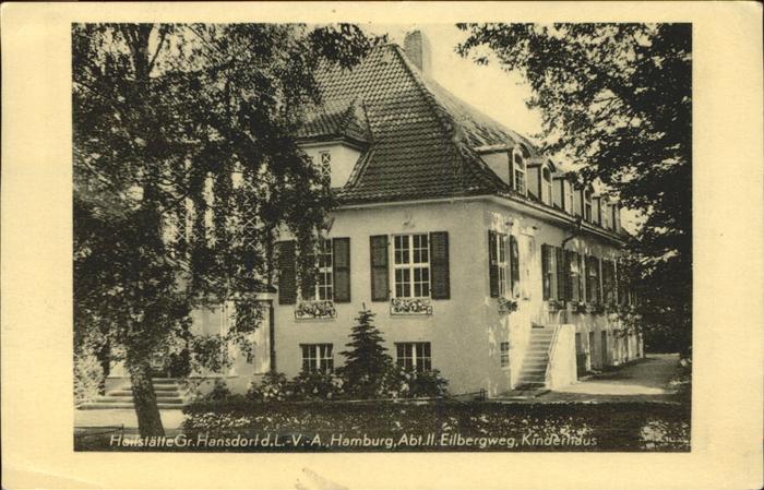 HAMBURG  CITY Heilstaette Gr Hansdorf der LVA
