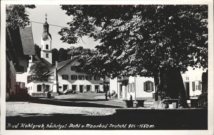 Bad Kohlgrub Ortsansicht mit Kirche