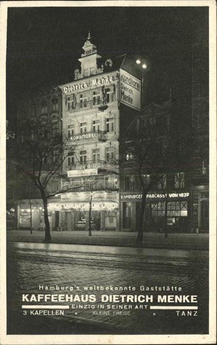 HAMBURG  CITY Kaffeehaus Dietrich Menke